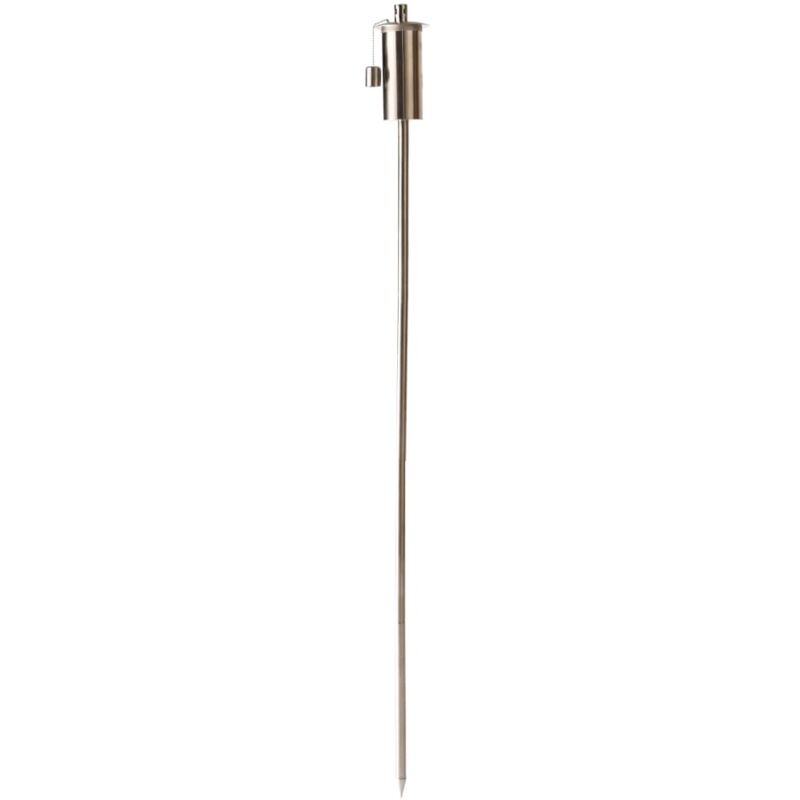 

Antorcha de aceite sobre poste acero inoxidable - Plateado - Esschert Design