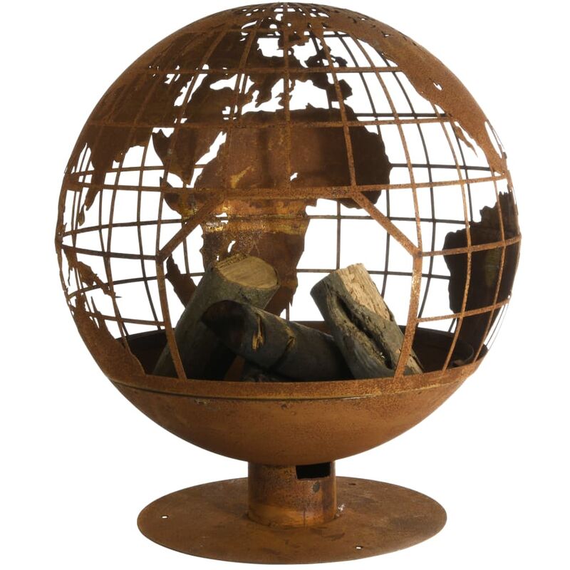 

Esschert Design Brasero con forma de globo terráqueo