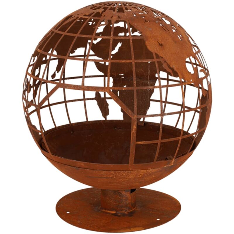 

Brasero con forma de globo terráqueo - Marrón - Esschert Design