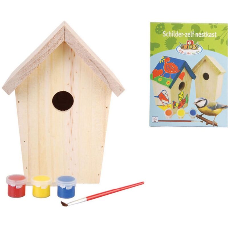 

Casa nido con pintura 14.8x11.7x20 cm KG145 - Gris - Esschert Design