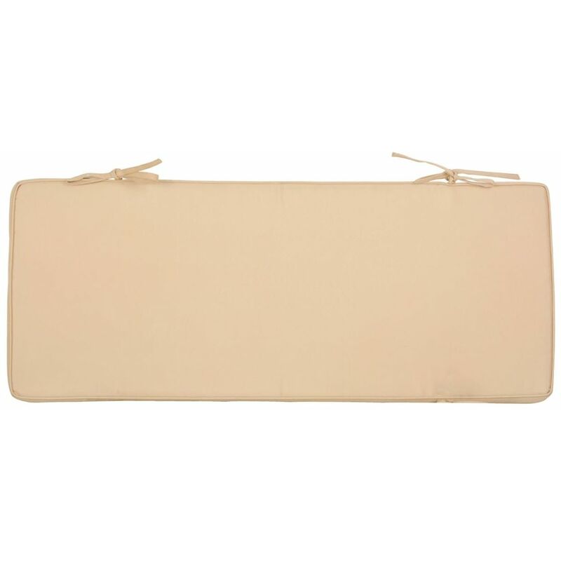 

Esschert Design Cojín de banco 98,5x39,5 cm beige MF019