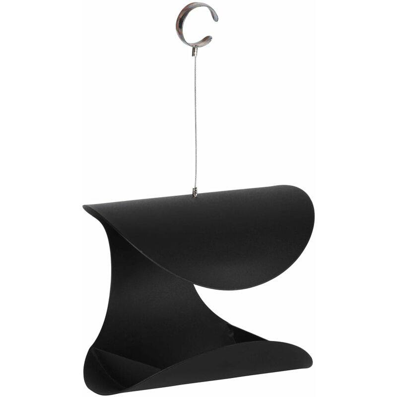

Esschert Design Comedero para pájaros negro L FB438 - Negro