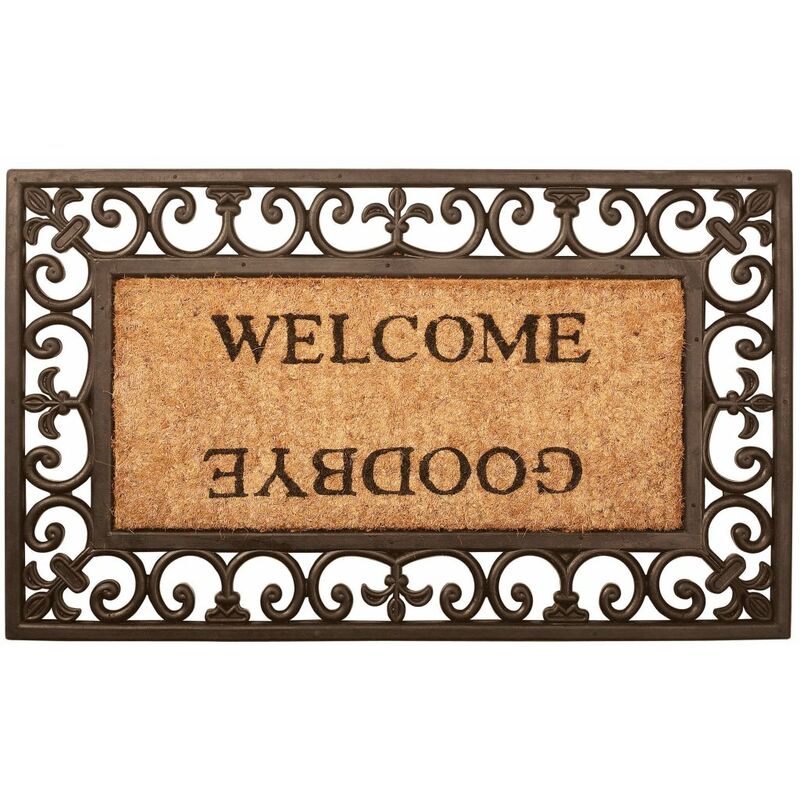 Esschert Design Doormat Welcome Goodbye Rubber Rb12