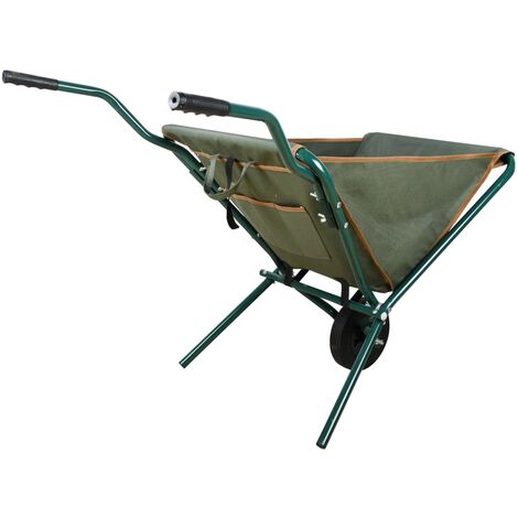 Esschert Design Esschert Brouette pliable Vert GT138
