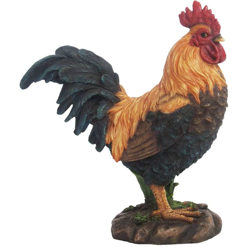 

Estatua de gallo 30x14,3x34,5 cm - Multicolor - Esschert Design