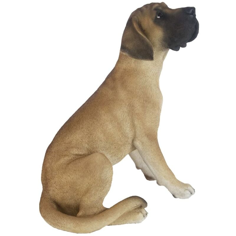

Estatua de gran danés sentado 42,5x31,6x52,4 cm - Marrón - Esschert Design