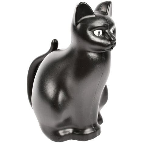Esschert Design Gießkanne Katze L Schwarz 3 Liter - Kunststoff