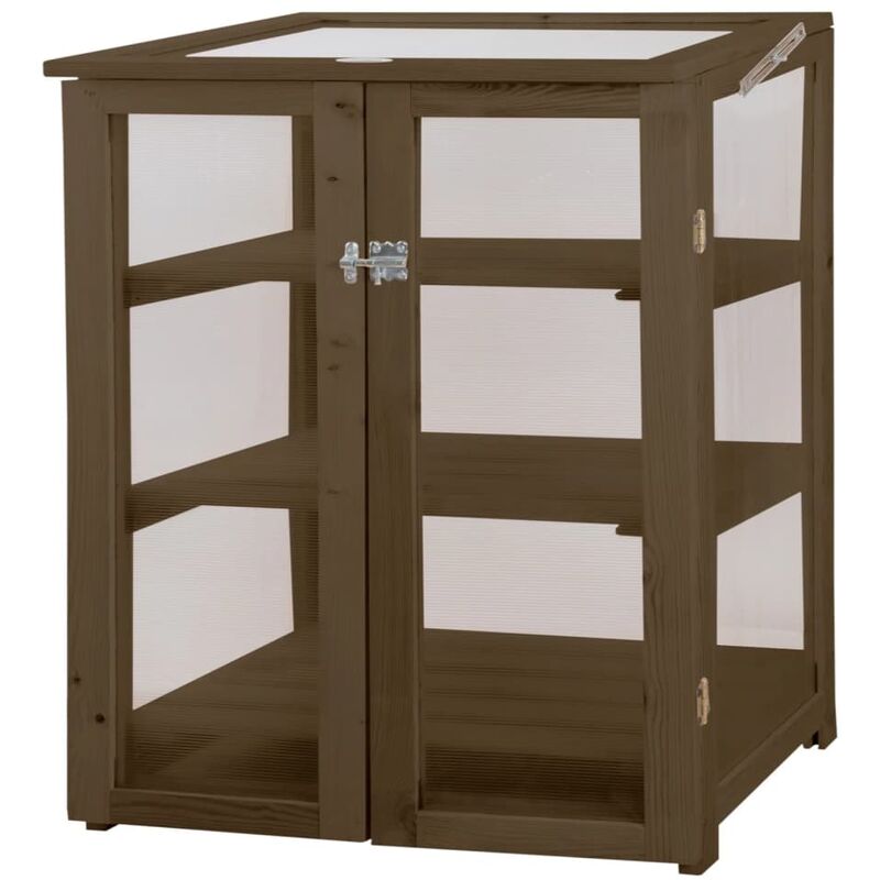 

Esschert Design Invernadero marrón S - Marrón