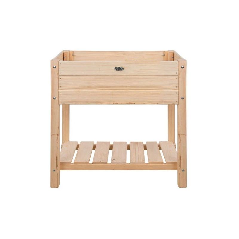 Carré potager en bois naturel s - l 40,6 x l 78,8 x h 78 cm - Beige - Livraison gratuite - Beige