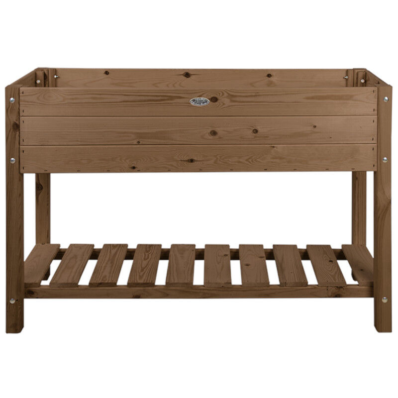 Esschert Design Jardini&egrave;re sur&eacute;lev&eacute;e Marron L