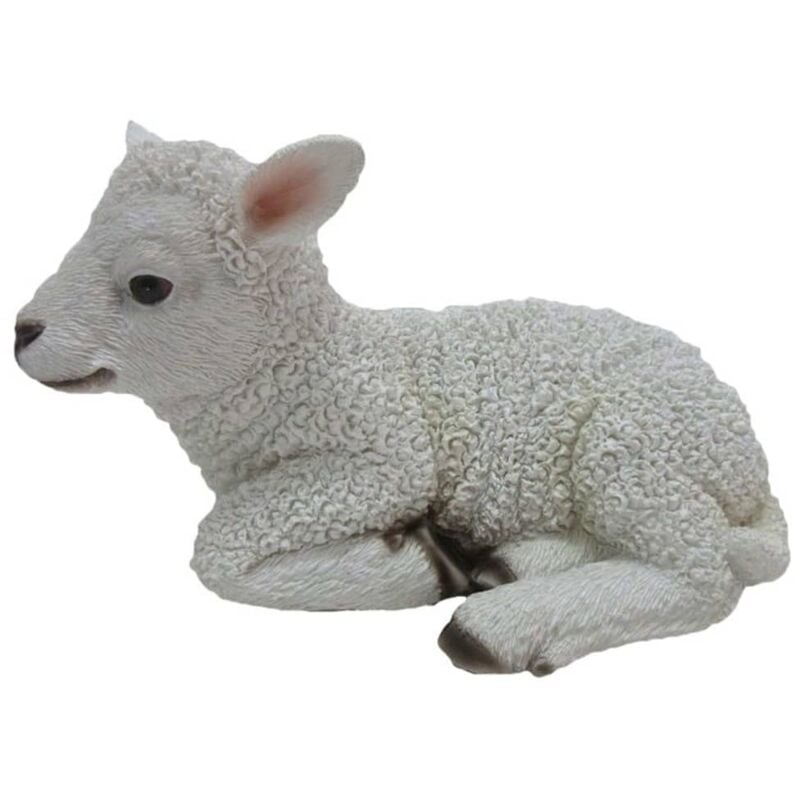 Esschert Design - Lamb Laying 17.6x10.8x10.5cm