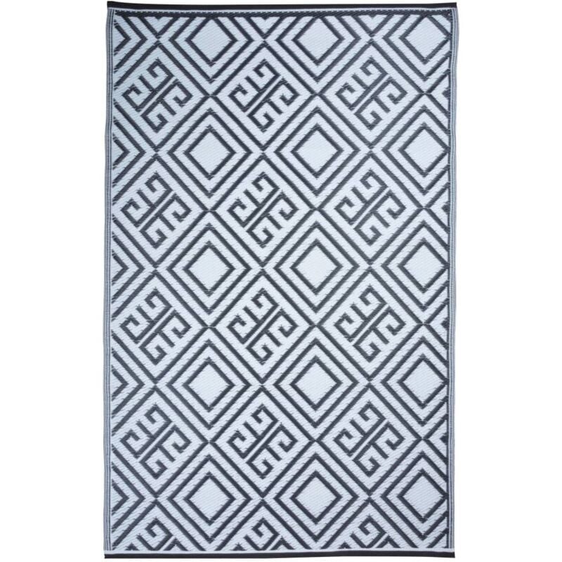 Outdoor Rug 120x186 cm Graphic OC12 - White - Esschert Design