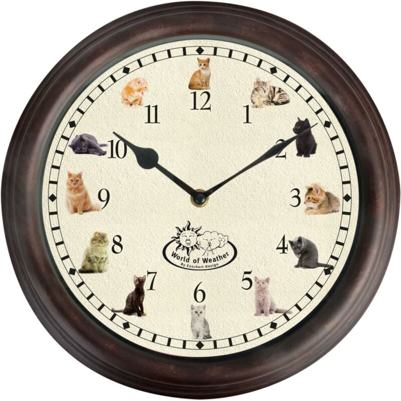 

Reloj con sonidos de gatos - Multicolor - Esschert Design