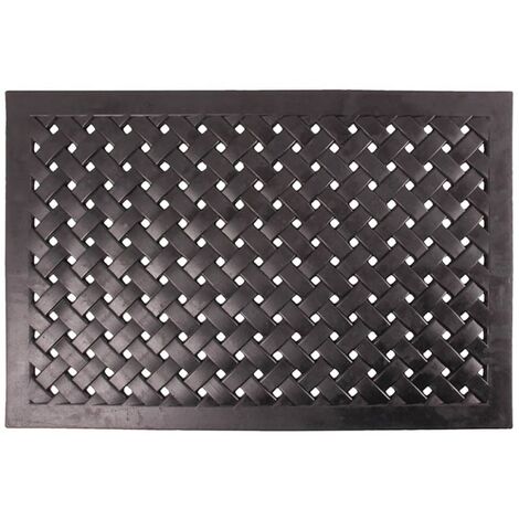 Esschert Design Rubber Doormat Rectangular Braided L Rb38