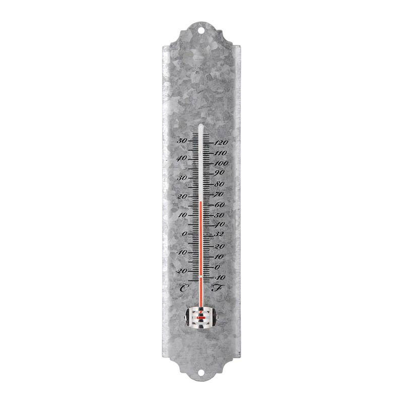 Esschert Design - Thermomètre Zinc 30 cm Précision et Durabilité