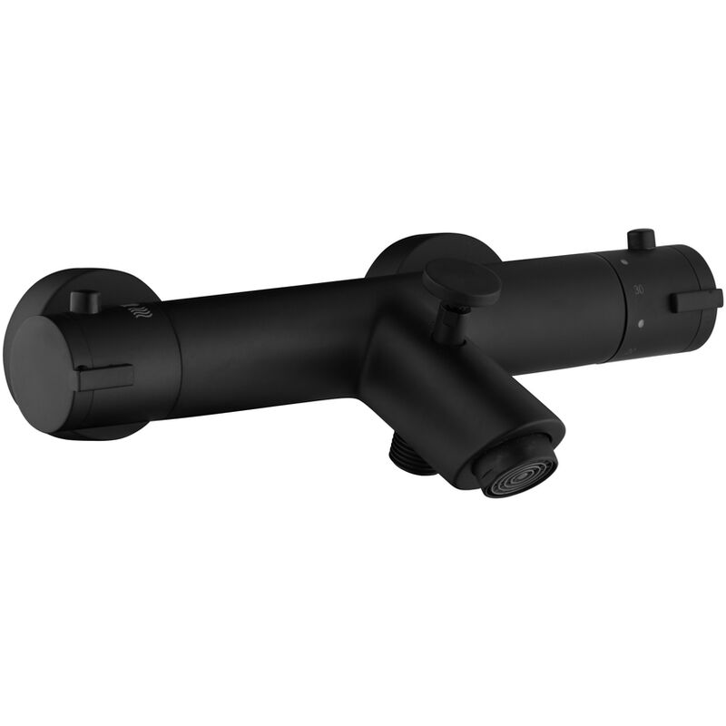 

Mezclador termostático de la ducha del baño Oneo Negro - Noir - Essebagno