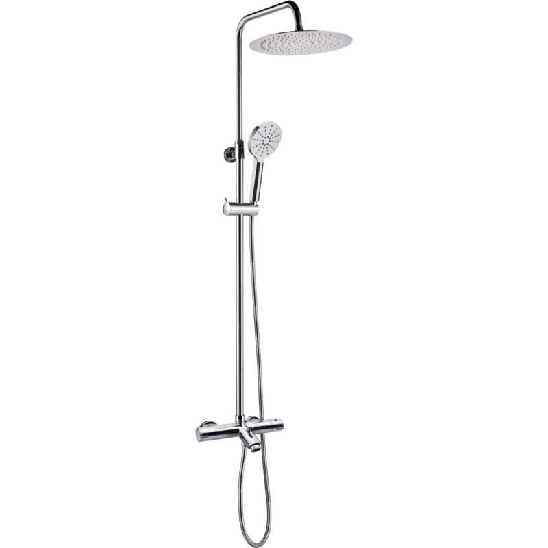 Essebagno - Colonne bain-douche thermostatique New Oneo chrome