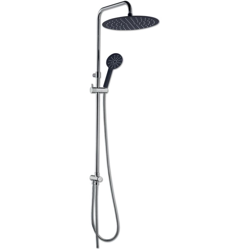 Colonne de douche Essesmart 2 sans mitigeur chrome et noire - Essebagno