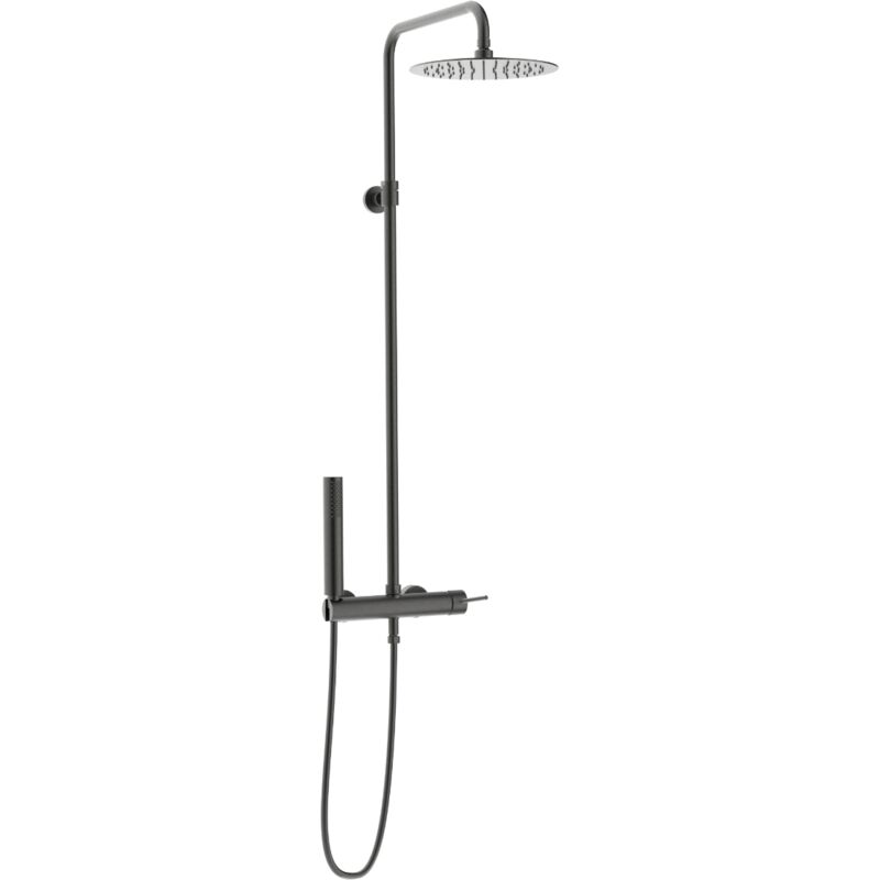 Essebagno Colonne de douche mécanique Luisa gris gun métal