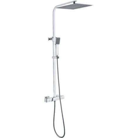 Essebagno Colonne de douche thermostatique Quartos 300 chrome