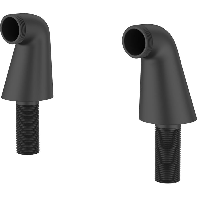 Colonnettes raccord bain-douche noir - Essebagno