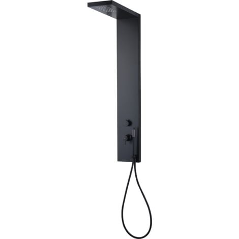 Essebagno Essekadra Pannello doccia nero