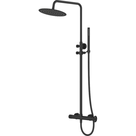 Essebagno Indus Mechanische Duschsäule schwarz