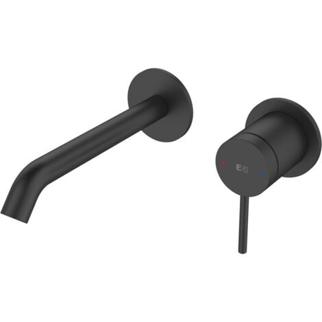 Essebagno Lollipop mezclador de lavabo empotrado negro