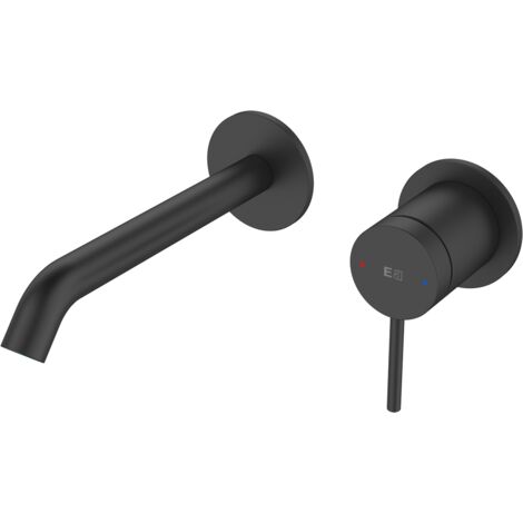 Essebagno Lollipop Miscelatore da incasso per lavabo nero