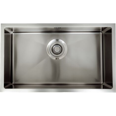 Essebagno Luisa Spüle 1 großes Becken allein 76x45 aus Edelstahl