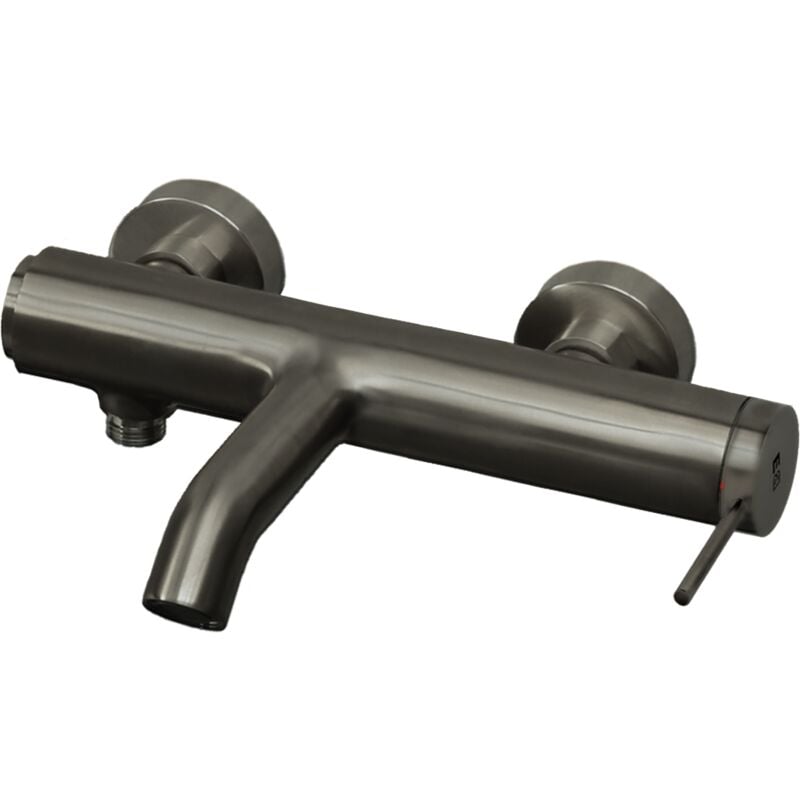 Mitigeur bain-douche mécanique Luisa gun métal - Essebagno