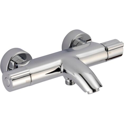 Mitigeur Thermostatique Bain/douche Mural Ottofond C330E, Finition Chrome, Allemand