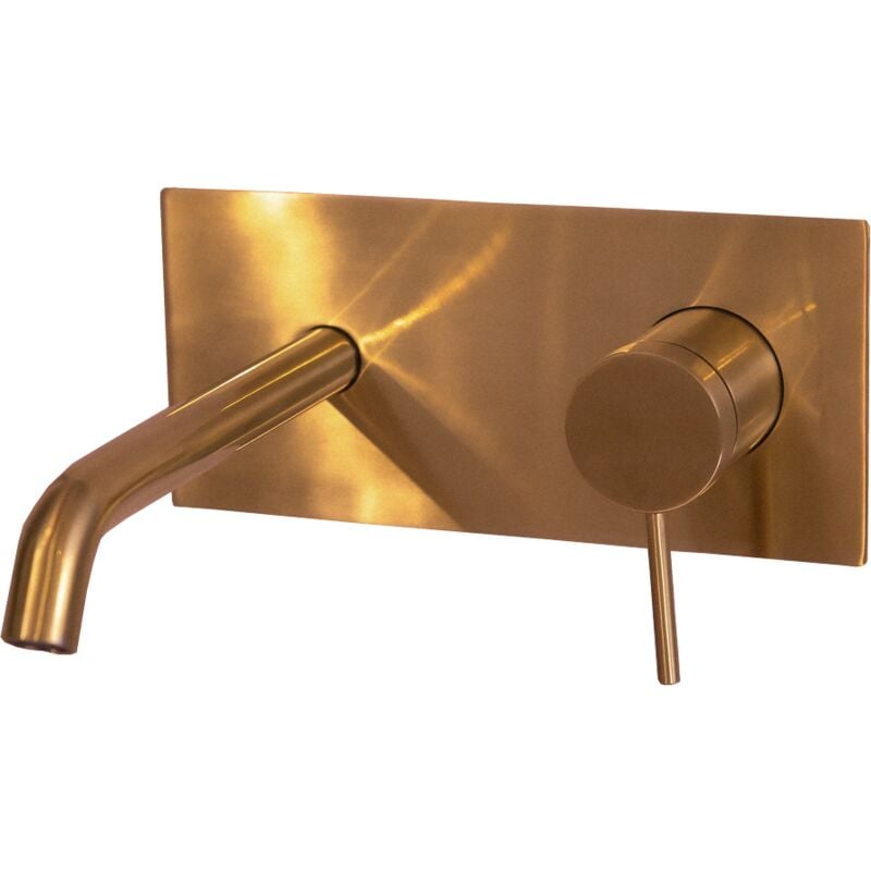 Essebagno - Mitigeur encastré lavabo Envol cuivre brossé