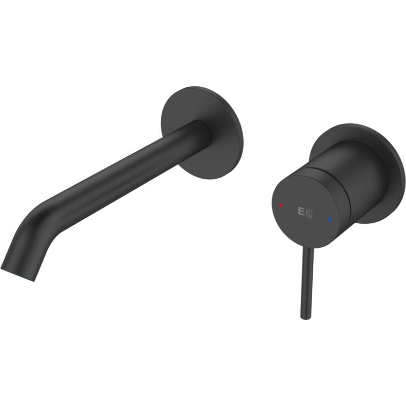 Mitigeur encastré lavabo Lollipop noir - Essebagno