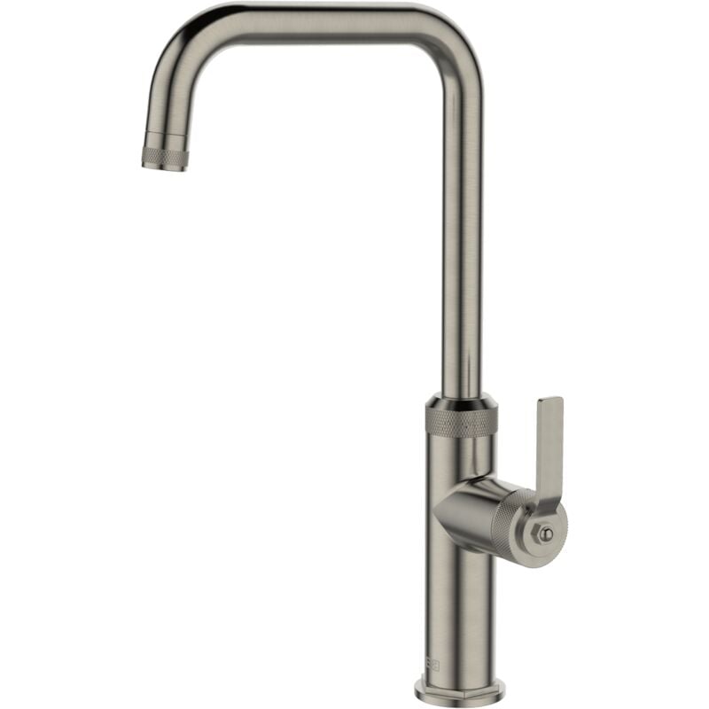 Essebagno - Mitigeur évier cuisine Molette façon inox brossé