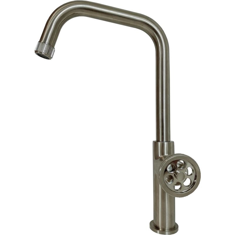 Essebagno Mitigeur évier Indus façon inox