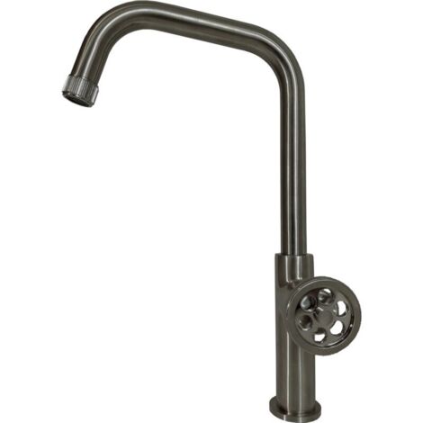 Essebagno Mitigeur évier Indus gris gun métal