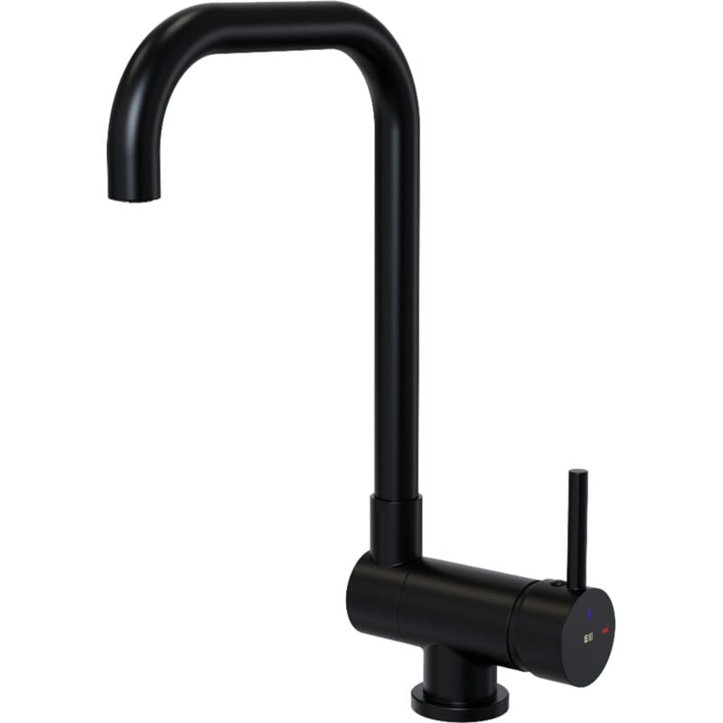 Essebagno - Mitigeur évier à douchette extractible Portofino noir mat