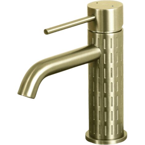 Essebagno Mitigeur lavabo bas Architek or brossé