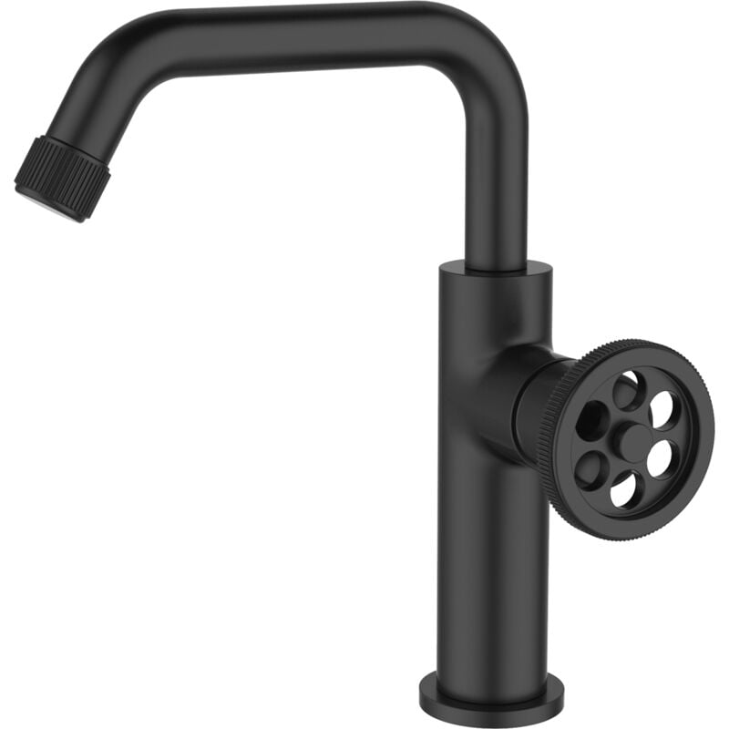 Essebagno - Mitigeur lavabo bas Indus noir mat