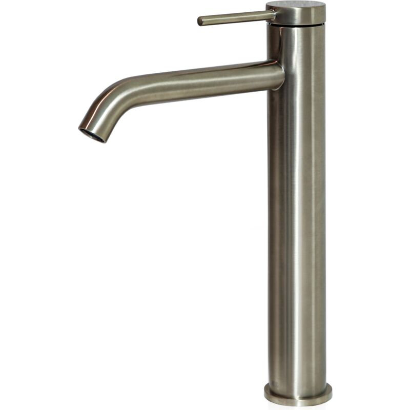 Essebagno - Mitigeur lavabo haut Lollipop façon inox