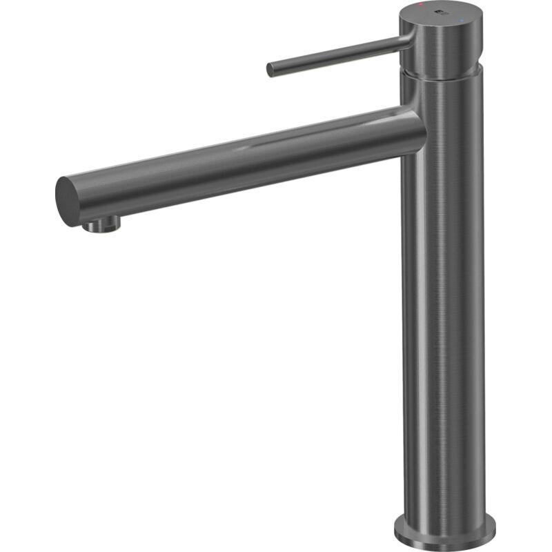 Essebagno - Mitigeur lavabo haut Luisa gun métal