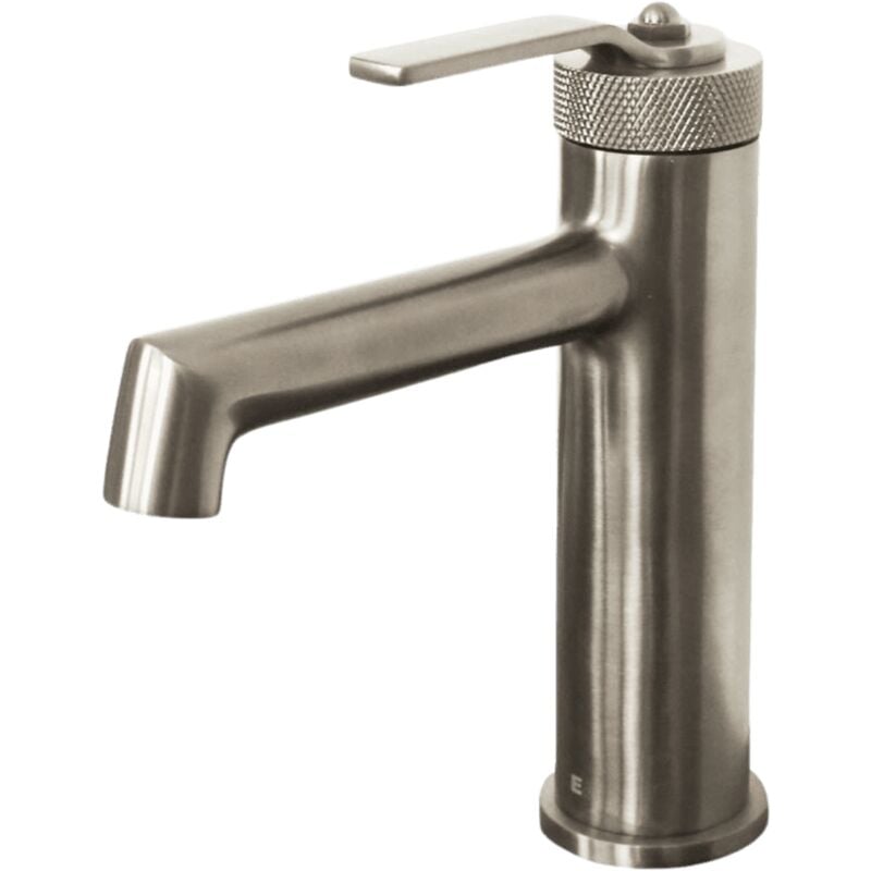 Essebagno - Mitigeur lavabo bas Molette façon inox