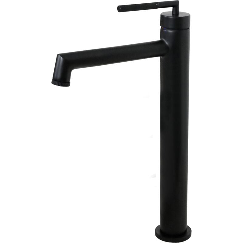 Essebagno - Mitigeur lavabo haut Portofino noir mat