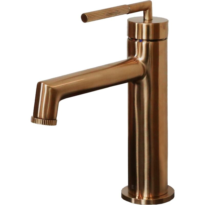 Essebagno - Mitigeur lavabo bas Portofino cuivre brossé