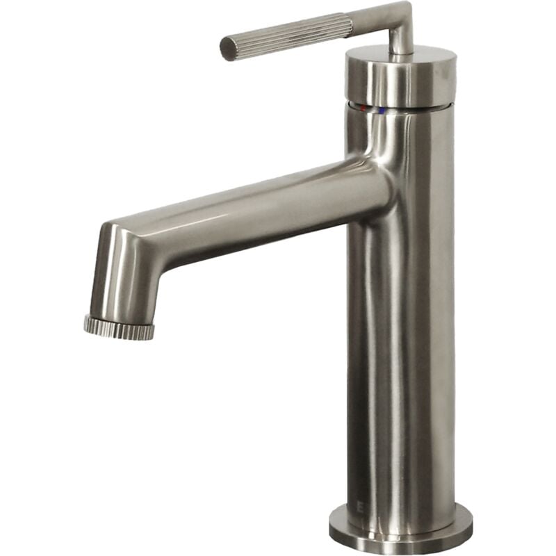 Essebagno - Mitigeur lavabo bas Portofino façon inox