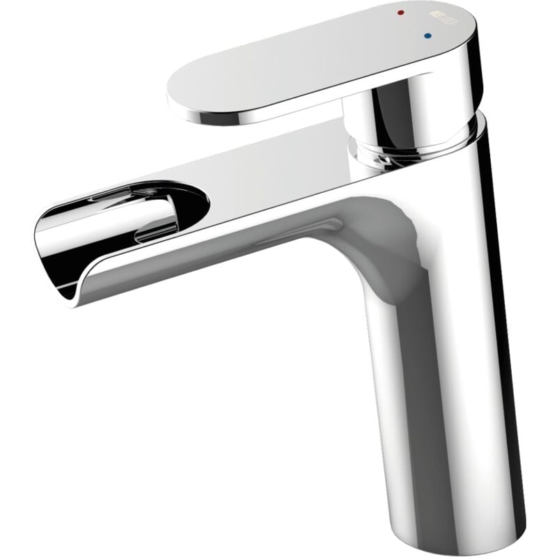 Essebagno - Mitigeur lavabo cascade bas Jungle chrome
