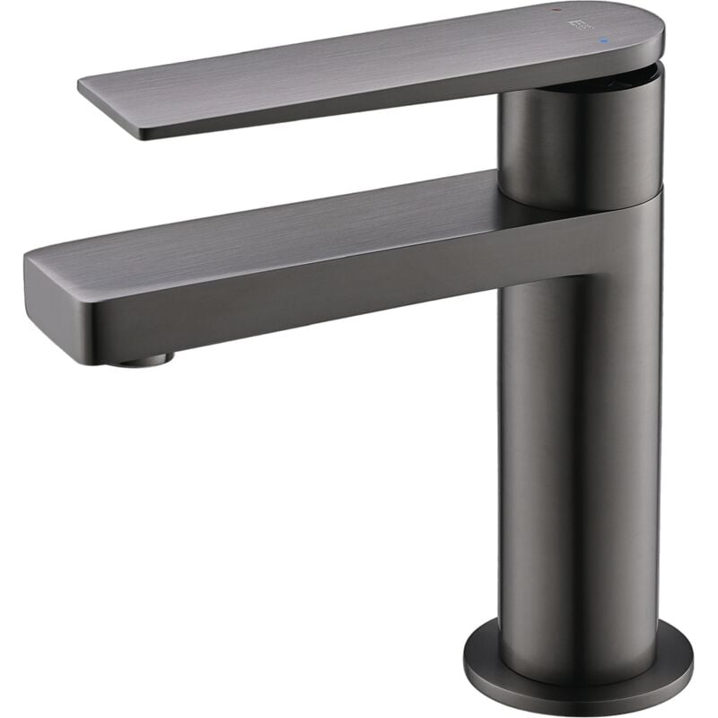 Mitigeur lavabo bas Allure gris gun métal - Essebagno