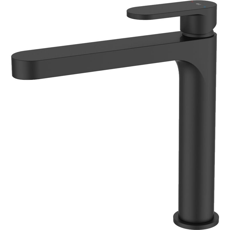 Essebagno - Mitigeur lavabo médian Cortes noir