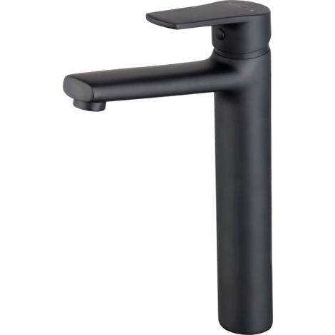 Essebagno Mitigeur lavabo haut Full Black noir mat